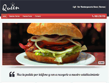 Tablet Screenshot of hamburgueseriaqueen.com